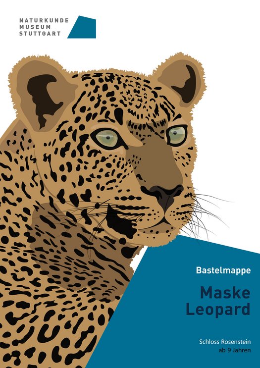 Cover Bastelmappe Leopardenmaske