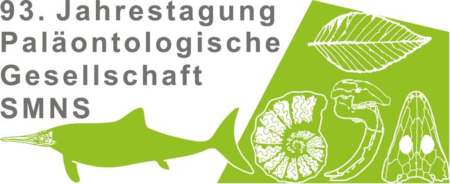Logo 93. Jahrestagung der Paläontologischen Gesellschaft SMNS
