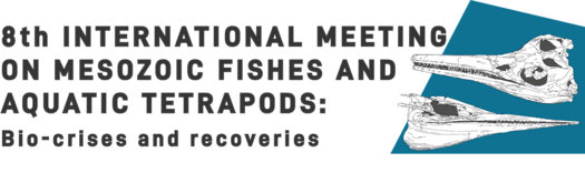 Logo der  8th International Meeting on Mesozoic Fishes and Aquatic Tetrapods