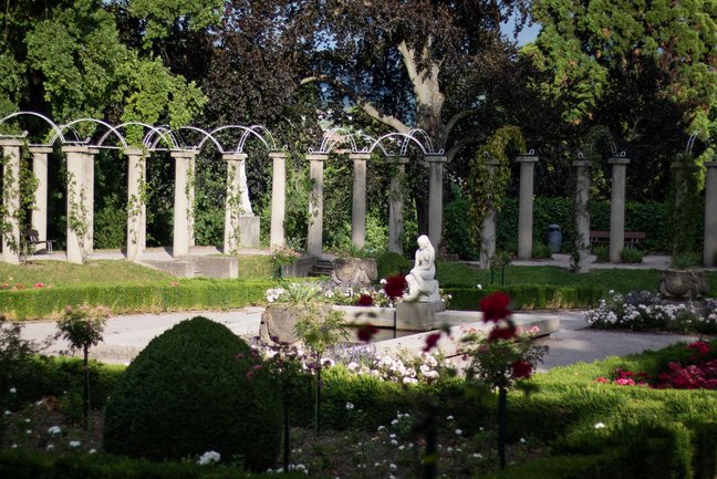 Rosengarten im Rosensteinpark