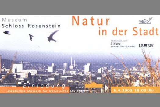 Plakat Sonderausstellung Natur in der Stadt