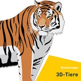 Cover Bastelmappe 3D-Tiere