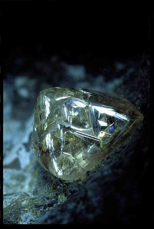 Ein Rohdiamant