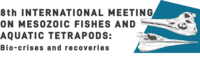 Logo der  8th International Meeting on Mesozoic Fishes and Aquatic Tetrapods