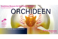Plakat zur Sonderausstellung "Orchideen"