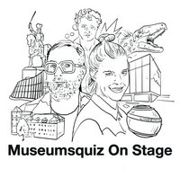 gezeichnete Grafik mit Elementen aus Stuttgarter Museen