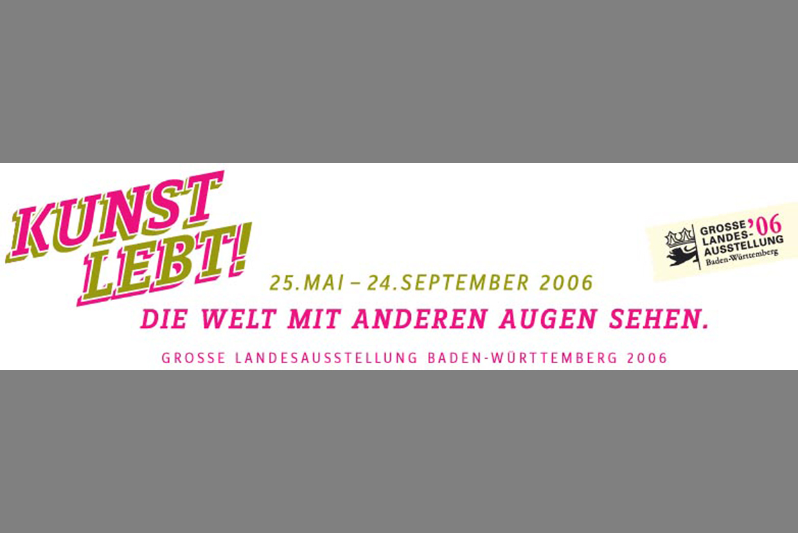 Plakat Sonderausstellung Kunst lebt