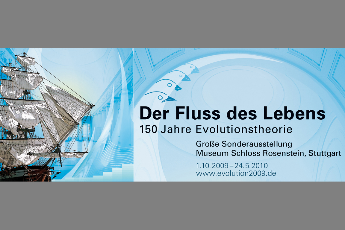 Plakat zur Sonderausstellung "Der Fluss des Lebens"