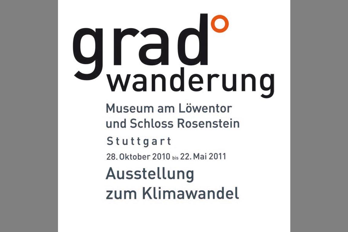Plakat zur Sonderausstellung "Gradwanderung"