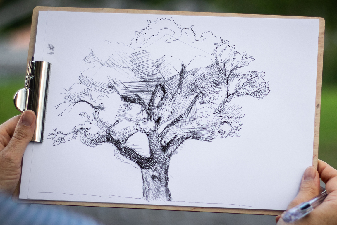 Gezeichneter Baum
