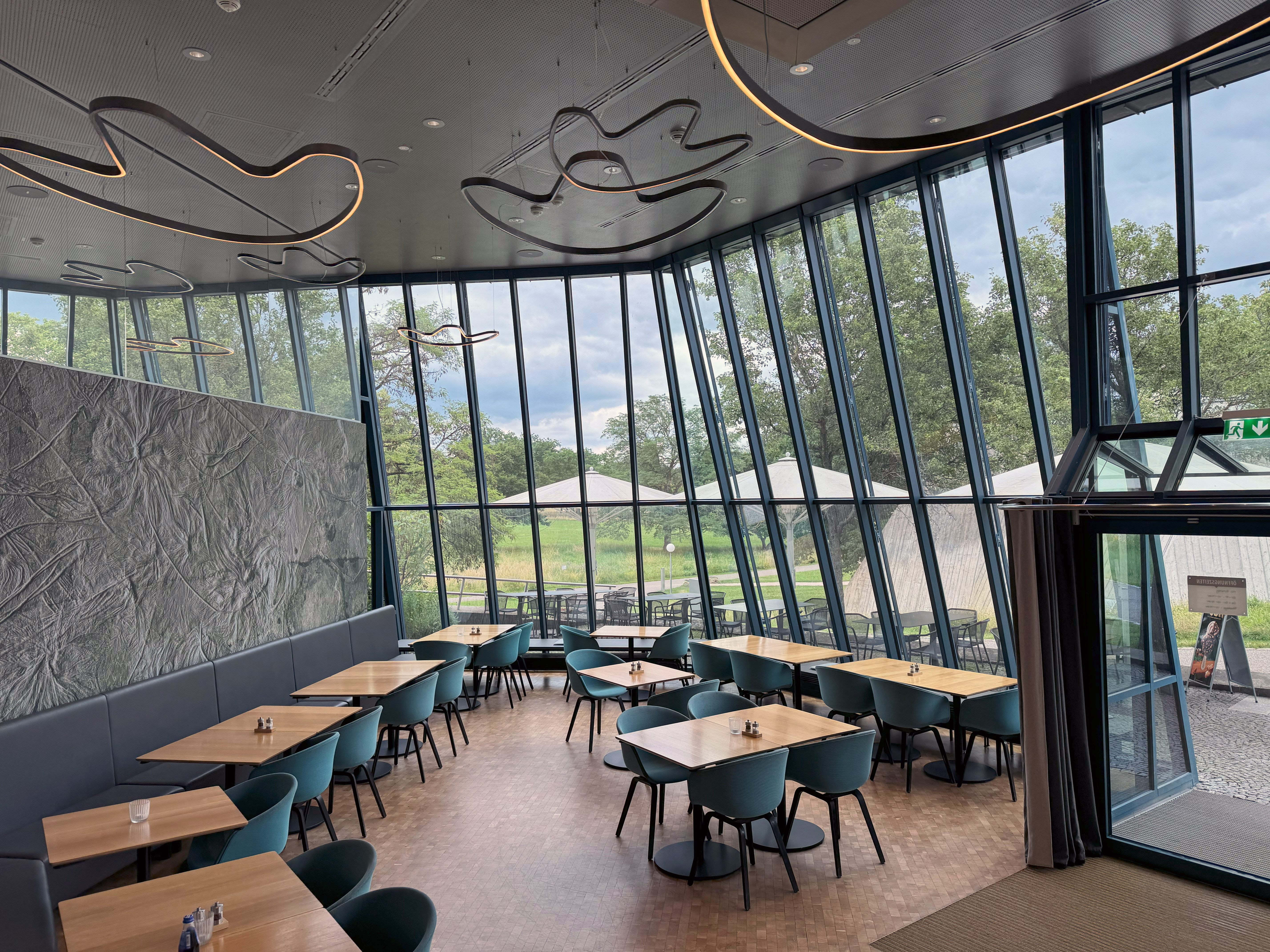 Innenansicht Cafe Fossil